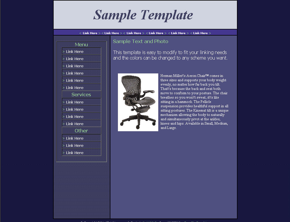 Sample Template